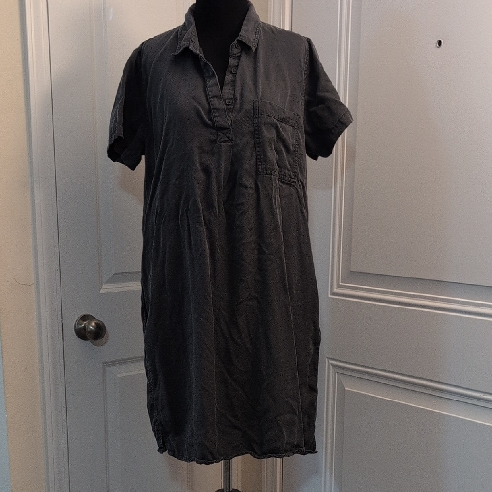 GAP Men's Charcoal Casual Button Down Shirt